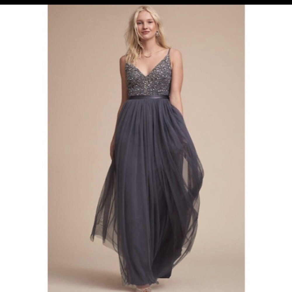 BHLDN Avery Bridesmaid Dress in Hydrangea, Size 4